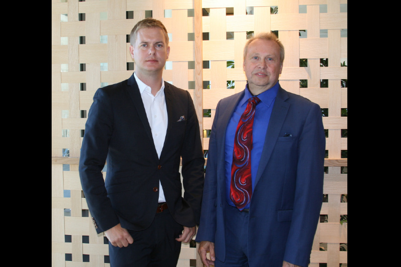 Gustav Fridolin with Dirk Hastedt