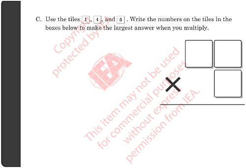 Number Tiles Item 2c