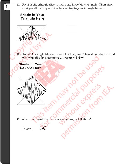 Geometry Tiles Item 1 Sample Answer