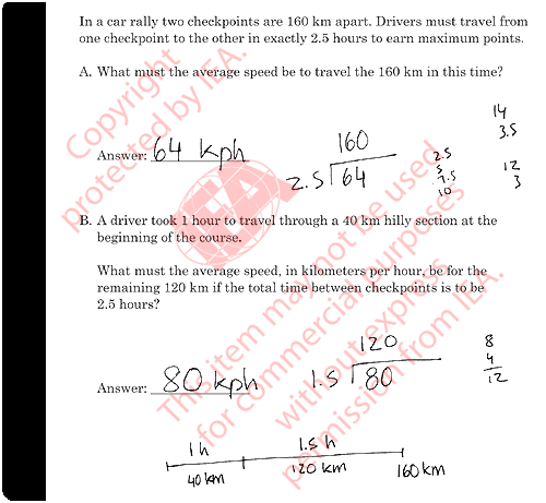 Average Speed in Car Rally Sample Answer