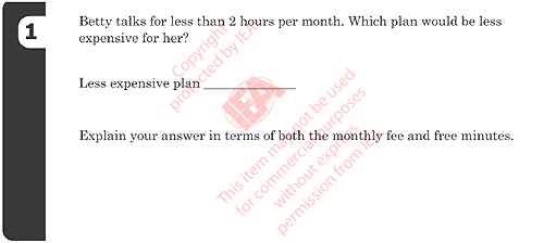 Phone Plans Question 1