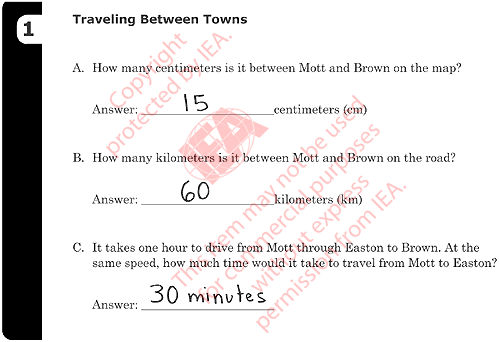 Map It Question 1 Sample Answer